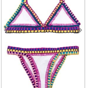 White KIINI small bikini set